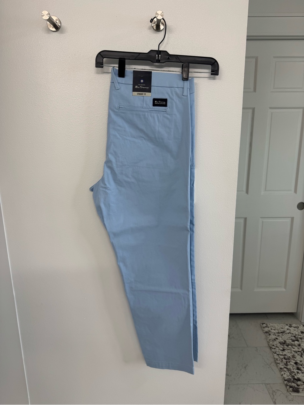 Ben Sherman Stretch Straight Fit Cerulean Blue Dress Pants 36 X 30 NWT